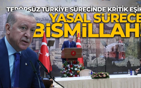 Cumhurbaşkanı Erdoğan'dan Terörsüz Türkiye açıklaması: Yasal süreç mesajı verdi