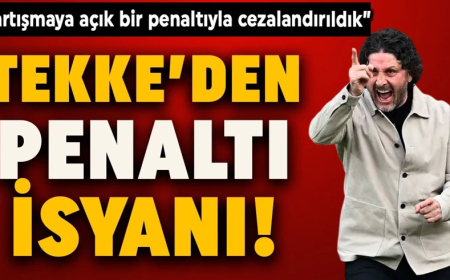 Fatih Tekke’den Alanyaspor maçı sonrası penaltı isyanı: “Tartışmaya açık bir penaltıyla cezalandırıldık”