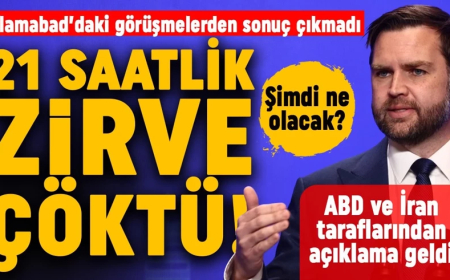 İslamabad'daki 21 saatlik zirve çöktü! Anlaşma sağlanamadı! Taraflardan açıklama geldi: Şimdi ne olacak?