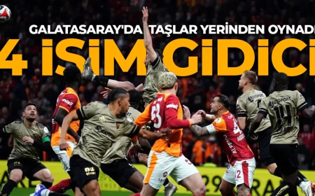 Galatasaray'da bomba karar! Taşlar yerinden oynadı! 4 futbolcunun bileti kesildi!