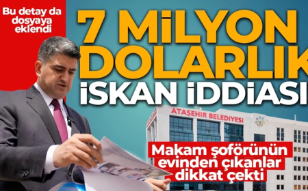 Ataşehir Belediyesi'nde 7 milyon dolarlık iskan iddiası! Makam şoförünün evinden çıkanlar dikkat çekti