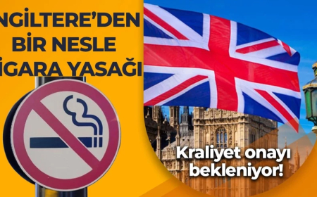 İngiltere’de 1 0cak 2009 sonrası doğanlar için ömür boyu sigara yasağı