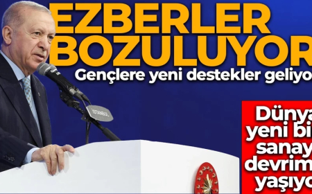 Cumhurbaşkanı Erdoğan'dan destek açıklaması: Gençlere yeni destekler sunacağız