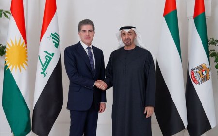 Neçirvan Barzani ve Şeyh Muhammed bin Zayed Abu Dabi’de bir araya geldi