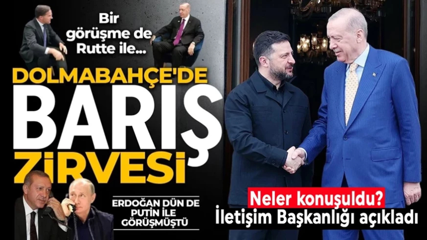 Ukrayna Lideri İstanbul'da! Cumhurbaşkanı Erdoğan ile Zelenski görüşmesi sona erdi