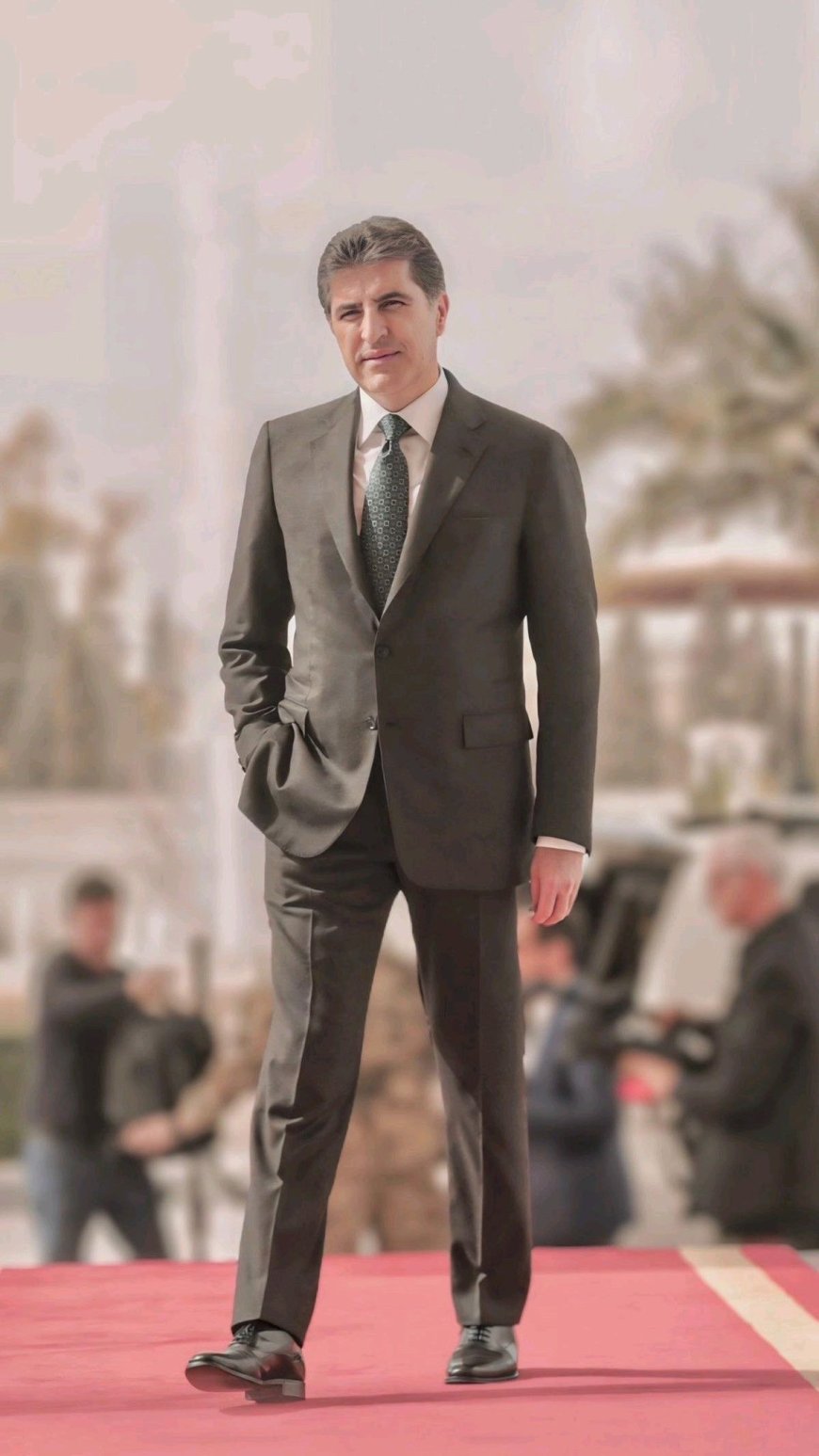 آليات الرئاسة وادارة الازمة في شخصية نيجيرفان بارزاني. وموقفه في  الحرب الحالية...