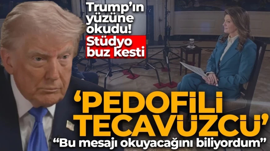 Trump canlı yayında patladı! Epstein savunması: Kimseye tecavüz etmedim!