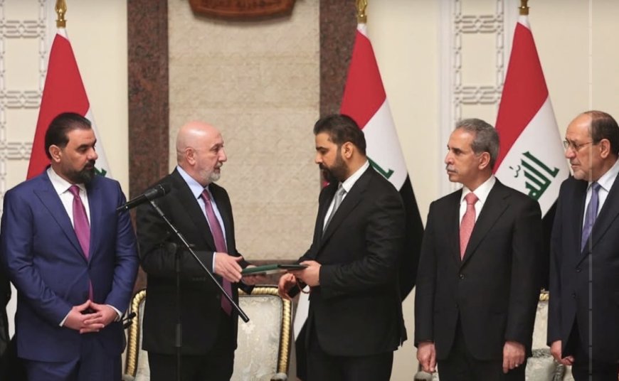 بعد تكليفه من الاطاربالاجماع  ليكون رئيس الوزراء، رئيس الجمهورية يتمنى التوفيق لرئيس الوزراء المكلف علي الزيدي بتشكيل حكومة وطنية قوية