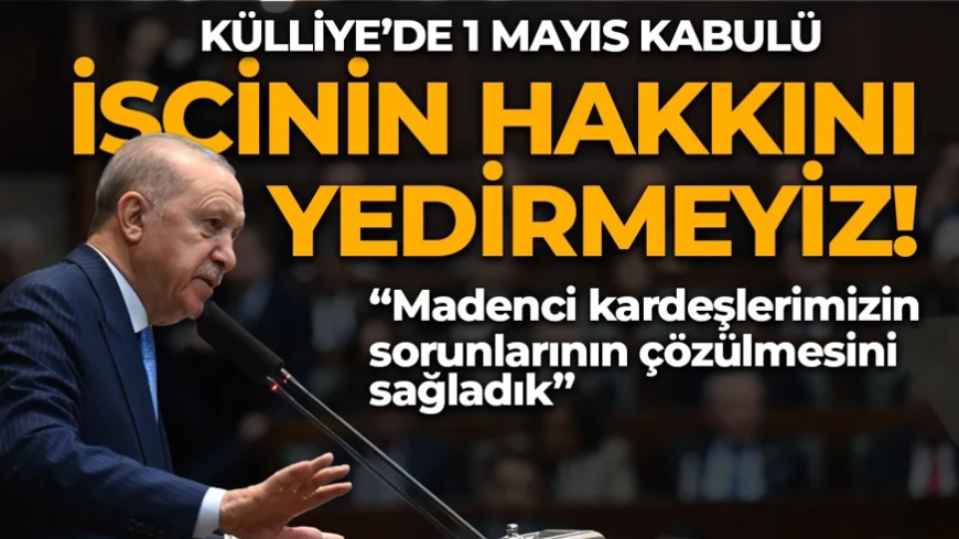 Beştepe'de 1 Mayıs kutlaması! Erdoğan işçi ve işveren temsilcilerini ağırladı: İşçinin aleyhine adım atmayız