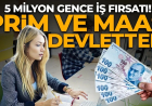 Gençlere iş verene 6 ay maaş, 18 ay prim devletten