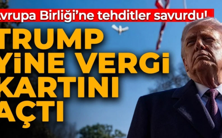 ABD Başkanı Trump'tan Avrupa Birliği'ne yüzde 25 vergi tehdidi