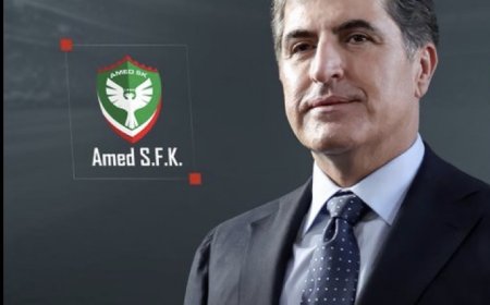 ‏رئيس إقليم كوردستان نيجيرفان بارزاني مهنئاً أنصار ومشجعي آمد سبور بتأهل النادي إلى الدوري التركي الممتاز: لقد أسعدنا هذا الفوز كثيراً، ونتمنى له النجاح الدائم وأن يمثل آمد بأفضل صورة