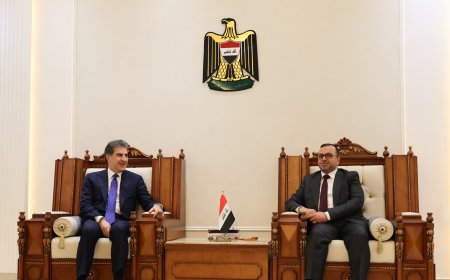 الرئيس نيجيرفان بارزاني يجتمع مع رئيس تحالف النهج الوطني
