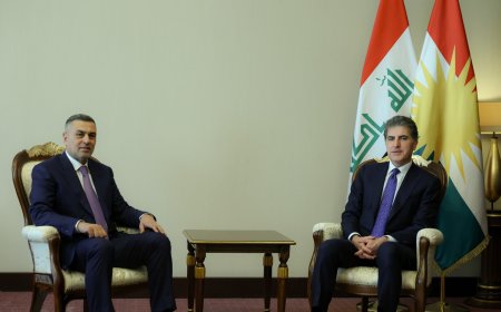 الرئيس نيجيرفان بارزاني ومحافظ البصرة يتباحثان بشأن التعاون بين المحافظات