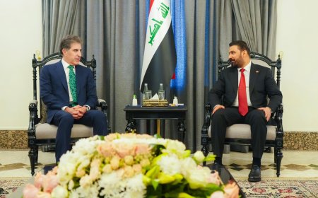 بيان نيجيرفان بارزاني حول زيارته لبغداد:اكدنا للسيد رئيس الوزراء المكلف دعمنا الكامل للعمل المشترك في نقل العراق وشعبه لمرحلة جديدة من الاستقرار والتنمية والتطور