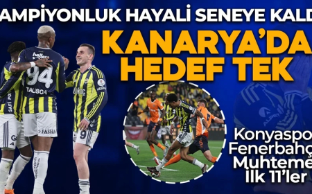 Şampiyonluk gitti, Fenerbahçe'de tek bir hedef var! Rakip Konyaspor