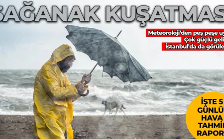 Meteoroloji'den peş peşe uyarı: Türkiye genelinde sağanak alarmı! Hangi gün nerede yağmur var? İşte 5 günlük hava tahmin raporu