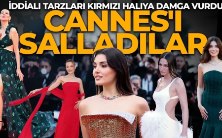 Türk oyuncular Cannes Film Festivali'nde! İddialı tarzlarıyla kırmızı halıya damga vurdular
