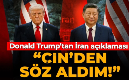 ABD Başkanı Trump'tan İran açıklaması: Çin'den söz aldım