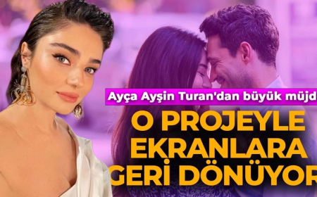 Ayça Ayşin Turan'dan hayranlarına müjdeli haber: O projeyle ekranlara dönüyor