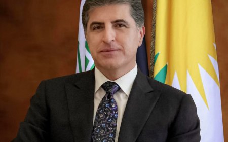 الرئيس نيجيرفان بارزانی يهنئ رئيس الوزراء الزيدي