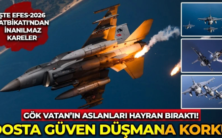Dosta güven düşmana korku! Gök Vatan'ın aslanları hayran bıraktı! İşte EFES-2026 Tatbikatı'ndan inanılmaz kareler
