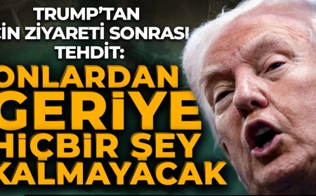 Trump'tan İran'a tehdit! "Onlardan geriye hiçbir şey kalmayacak!"