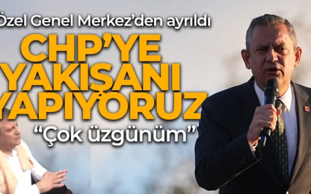 Özgür Özel Genel Merkez'den ayrıldı: Geri gelmek üzere çıkıyoruz