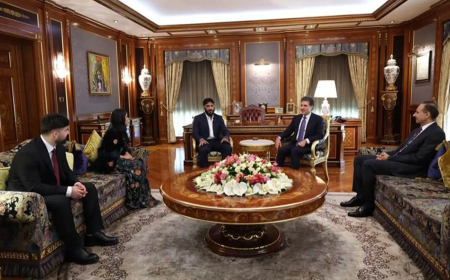 Başkan Neçirvan Barzani, MMA şampiyonu Kürt sporcu Namo Fazıl’ı kabul etti