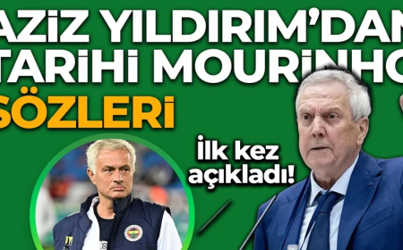Aziz Yıldırım’dan canlı yayında tarihi Mourinho sözleri! İlk kez açıkladı