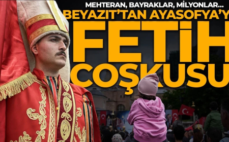 İstanbul'un fethinin 573. yılında büyük coşku