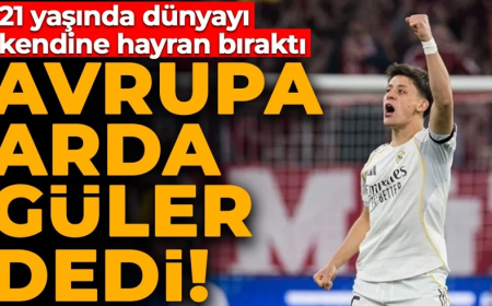21 yaşında dünyayı kendine hayran bıraktı! Avrupa Arda Güler dedi!