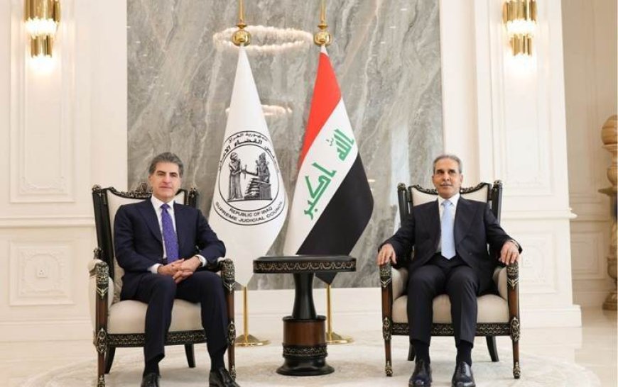 Neçirvan Barzani ve Faik Zeydan’dan 'Anayasa' vurgusu: Yargı bağımsızlığı istikrarın temelidir