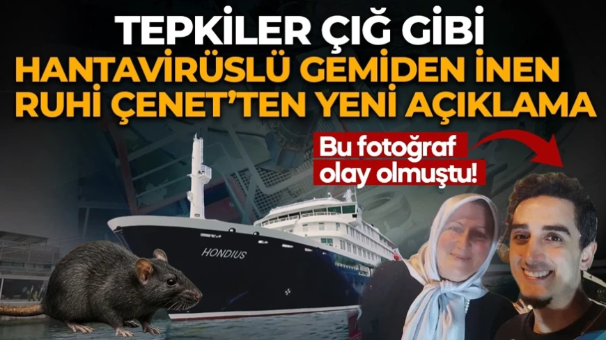 Düğün fotoğrafı tepki çekmişti! Ruhi Çenet’ten hantavirüs açıklaması