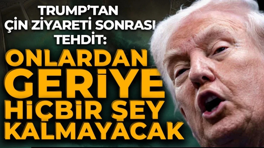 Trump'tan İran'a tehdit! "Onlardan geriye hiçbir şey kalmayacak!"
