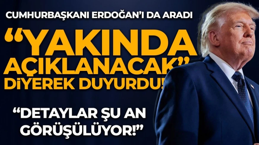 Trump: Anlaşma yakında açıklanacak