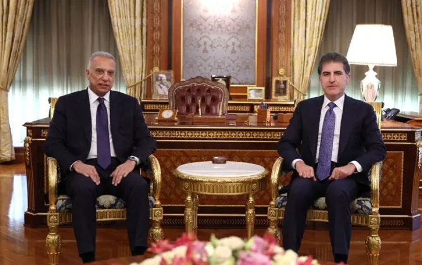 Neçirvan Barzani ve Mustafa Kazımi Irak’taki siyasi durumu görüştü
