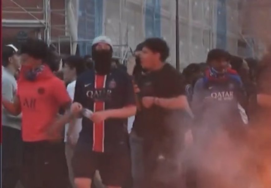 العربية:توسّع أعمال العنف في العاصمة الفرنسية عقب فوز فريق باريس سان جيرمان بلقب دوري أبطال أوروبا.. وقوات الأمن تستخدم الغاز المسيل للدموع لتفريق الحشود والشرطة توقف أكثر من 300 شخص