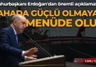 Cumhurbaşkanı Erdoğan'dan önemli açıklamalar
