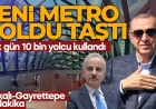 31 Temmuz’a kadar ücretsiz! Halkalı’dan Havalimanı’na 30 dakikada ulaşım başladı: İl gününde 10 bin yolcu taşıdı