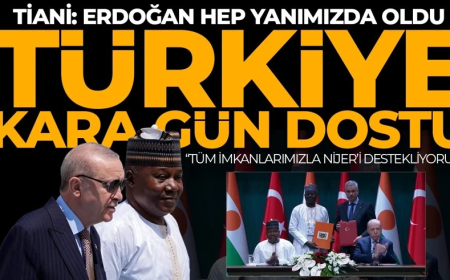 Cumhurbaşkanı Erdoğan: Nijer ile iş birliğimiz devam edecek! 'Türkiye kara gün dostu'
