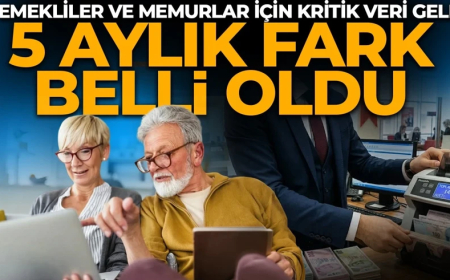 Maaş zammını yakından etkileyecek! Emekliler ve memurlar için kritik veri geldi: 5 aylık enflasyon farkı belli oldu