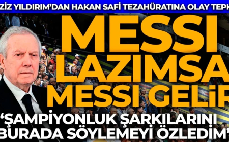 Fenerbahçe Başkan Adayı Aziz Yıldırım: "Fenerbahçe'ye borcumu ödemeye geliyorum" Hakan Safi tezahüratına olay tepki
