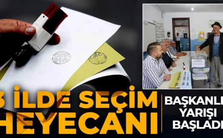 3 ilde yerel seçim heyecanı: 6 beldede seçim mesaisi başladı