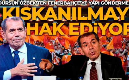 Galatasaray Başkanı Dursun Özbek’ten Fenerbahçe’ye “yapı” göndermesi! "Kıskanılmayı hak ediyor"