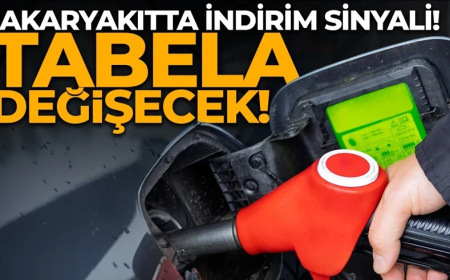 Akaryakıtta indirim sinyali! Tabela değişecek! Motorine salı günü indirim geliyor