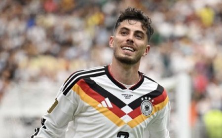 رويترز:‏سحقت ألمانيا منافستها كوراساو بنتيجة 7-1 في مباراتهما ​الافتتاحية بكأس العالم لكرة القدم بعد أن سجل فيلكس نميشا أسرع هدف في البطولة حتى الآن، ثم حصل على ركلة جزاء ​في الوقت المحتسب بدل الضائع من ​الشوط الأول، والتي حولها كاي هافرتس إلى ⁠هدف ليعزز التقدم.