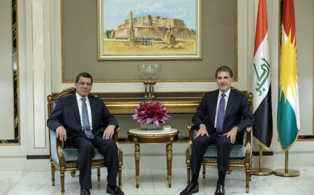 الرئيس نيجيرفان بارزاني ومظلوم عبدي يبحثان أوضاع الكورد في سوريا