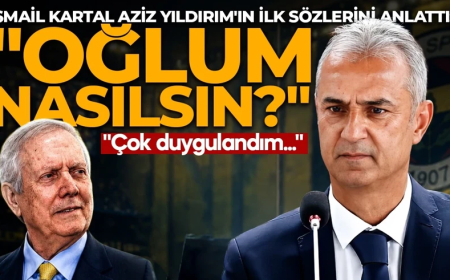 Fenerbahçe Teknik Direktörü İsmail Kartal, kendisini duygulandıran olayı açıkladı