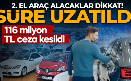 Bakanlıktan 'ikinci el otomobil' açıklaması! O tarihe kadar devam edecek